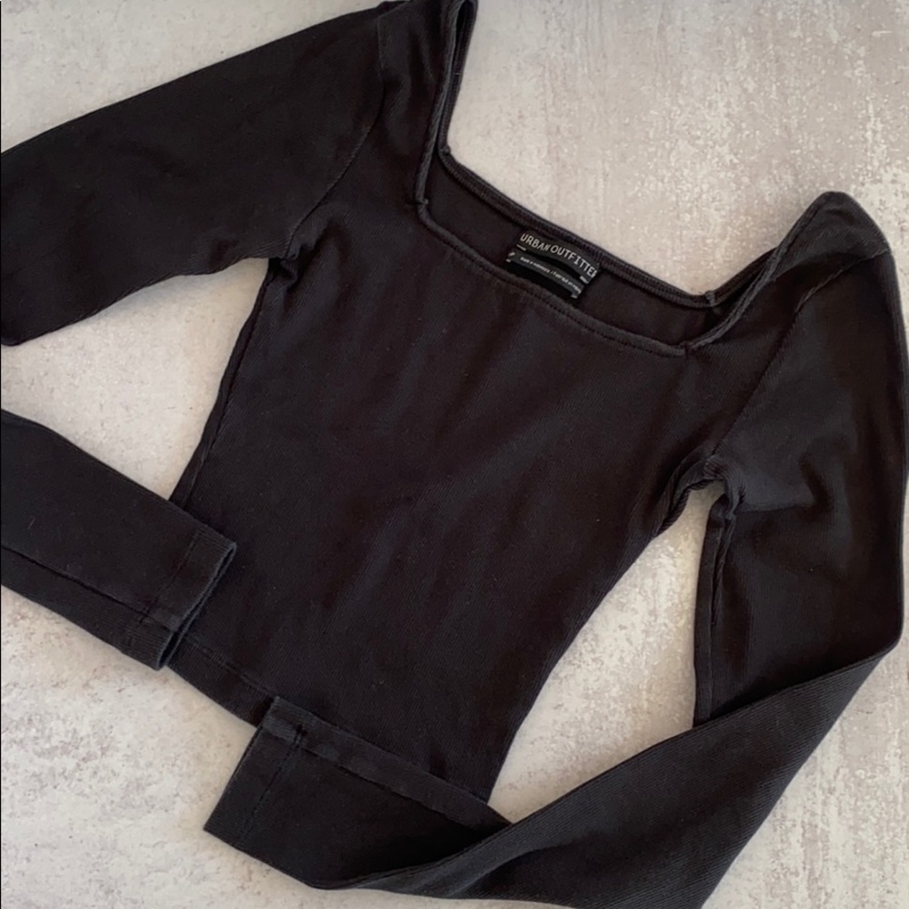 Urban Outfitters Black Crop Top